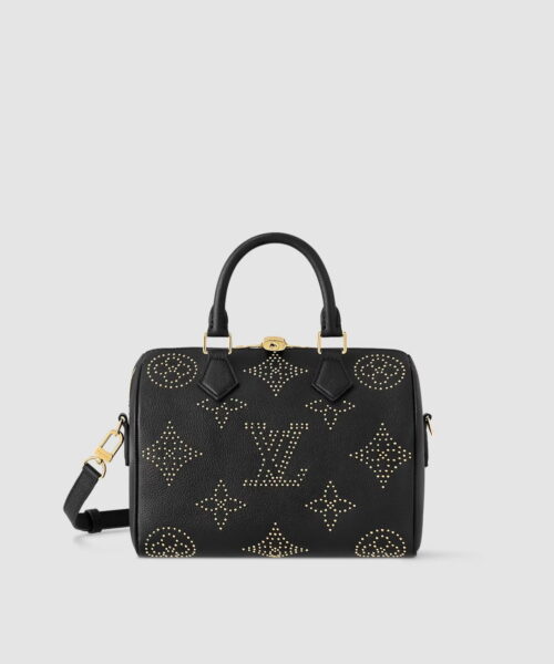 1:1 Replica Louis Vuitton LV Speedy Bandoulière 25 Monogram Empreinte Leather Luxury Bag For Women M46736- 9.8 Inches/ 24.8 Cm