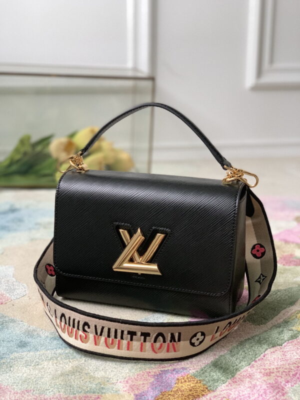 1:1 Replica Louis Vuitton LV Twist MM Epi Leather Luxury Bag For Women M57505 - 9.1in/23cm
