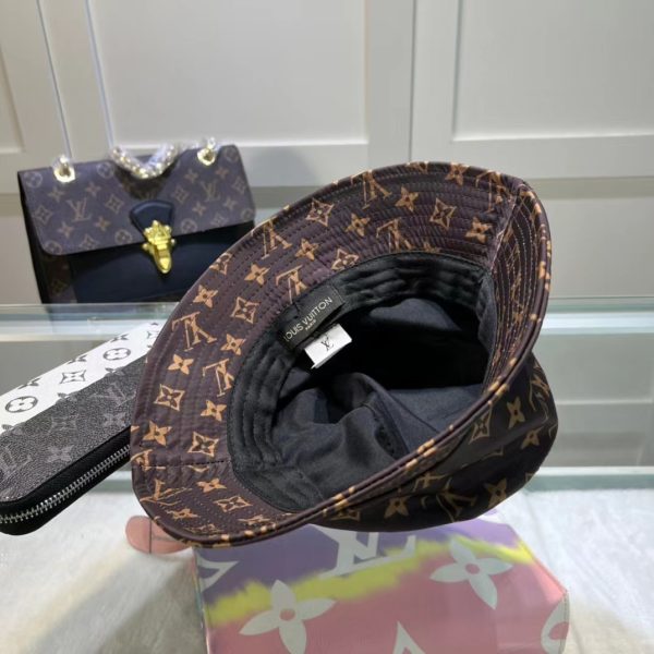 LV006 – Monogram Canvas Bucket Hat Brown