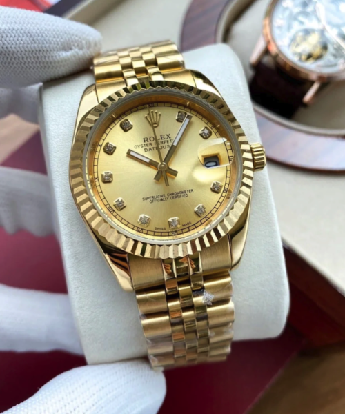 Rolex Datejust Perpetual 36mm Gold Toned For Women