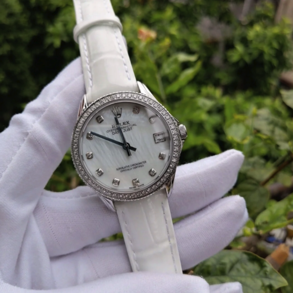 Rolex Datejust Perpetual 36mm Silver Toned For Women