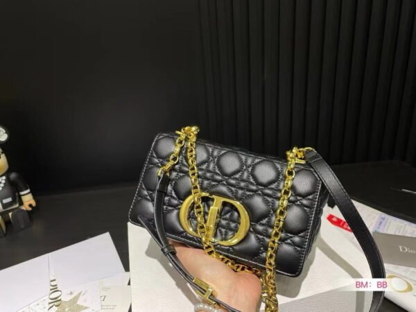 DM55 - 1:1 Replica Dior Bag Black For Women