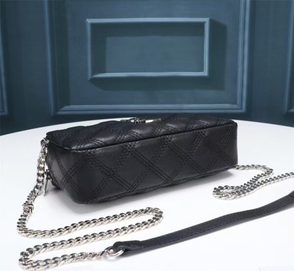 [REP 1:1] Saint Laurent Becky Double-Zip Pouch Black For Women 7.5in/19cm YSL
