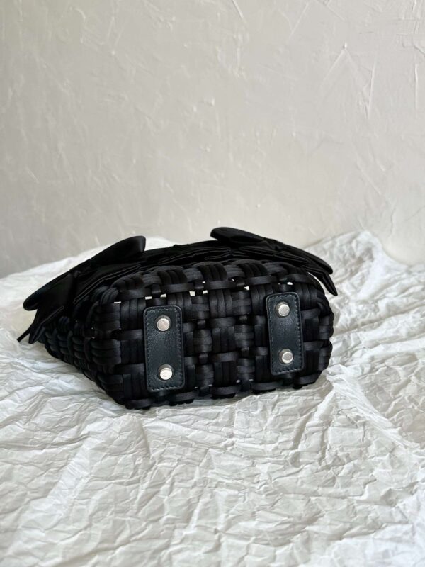 Balenciaga Bistro Xxs Basket With Strap Pink/Black For Women 11in/28cm