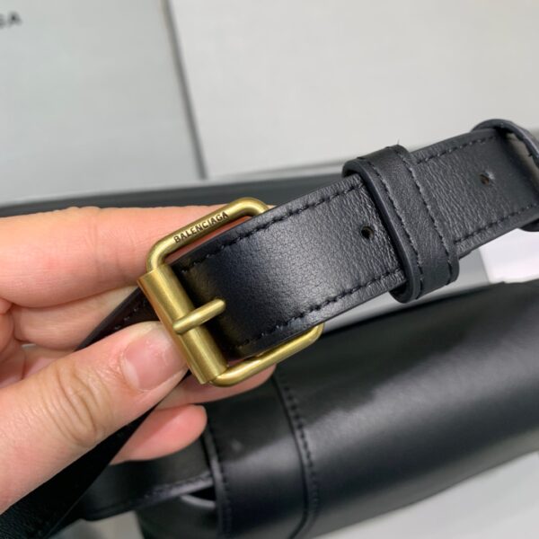 Balenciaga Downtown XS Shoulder Bag In Black, For Women, Women's Bags 10in/25cm