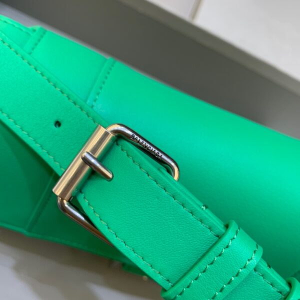 Balenciaga Downtown XS Shoulder Bag In Green, For Women, Women's Bags 10in/25cm