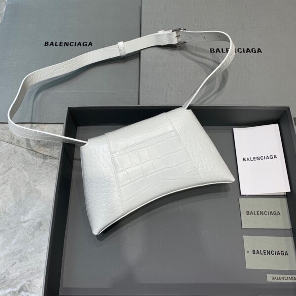 Balenciaga Downtown XS Shoulder Bag In White, For Women, Women's Bags 10in/25cm