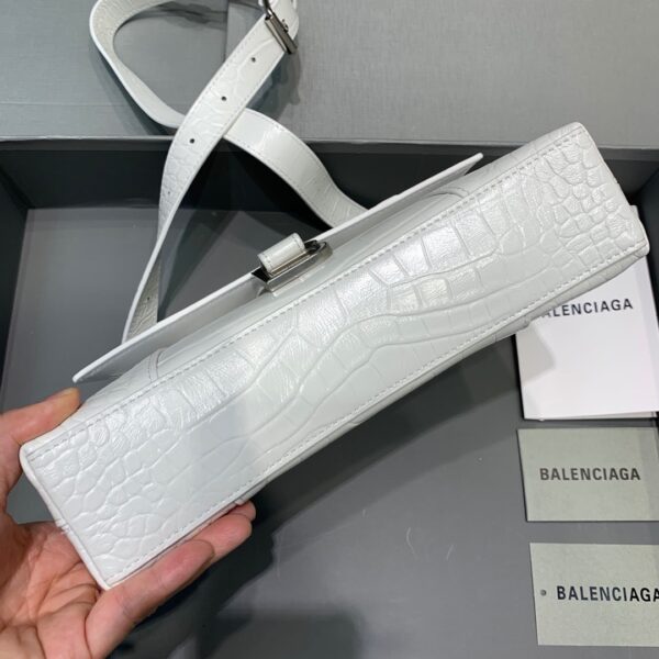 Balenciaga Downtown XS Shoulder Bag In White, For Women, Women's Bags 10in/25cm