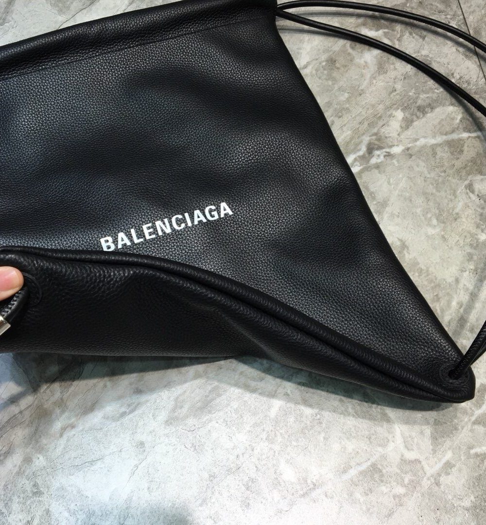 Balenciaga Everyday Drawstring Backpack In Black, For Women, Women's Bags 18.5in/47cm