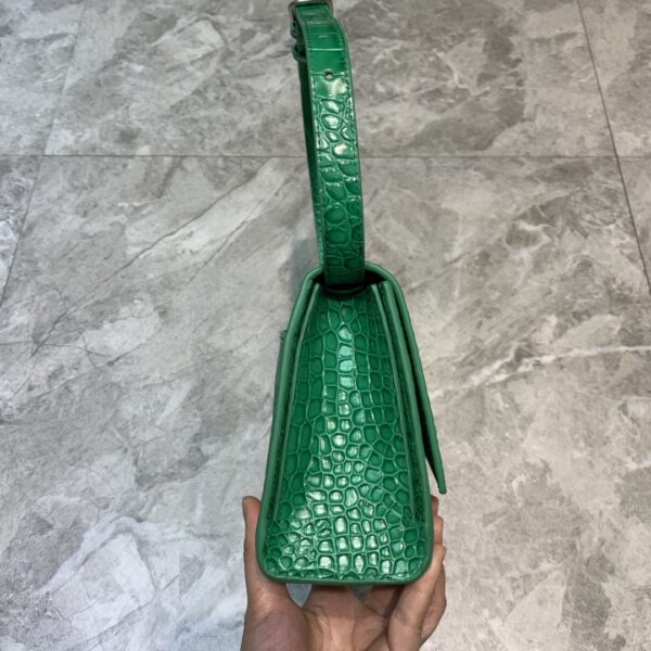 Balenciaga Hourglass Handbag In Green, For Women, Women's Bags 9.8in/25cm