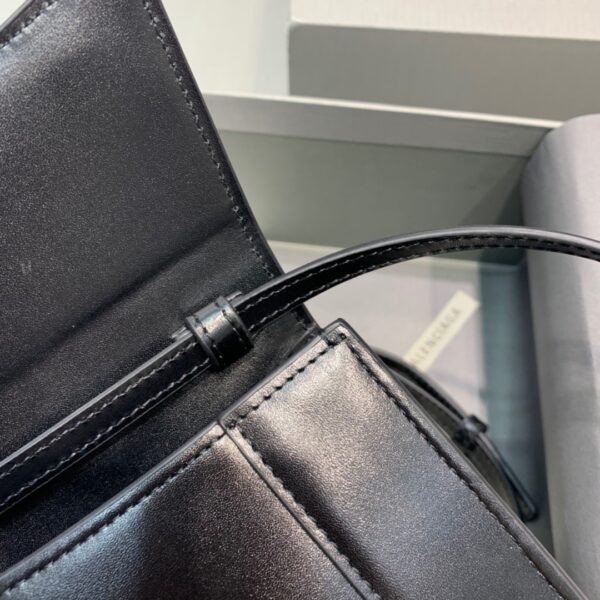 Balenciaga Hourglass Mini Handbag In Black, For Women, Women's Bags 4.7in/12cm