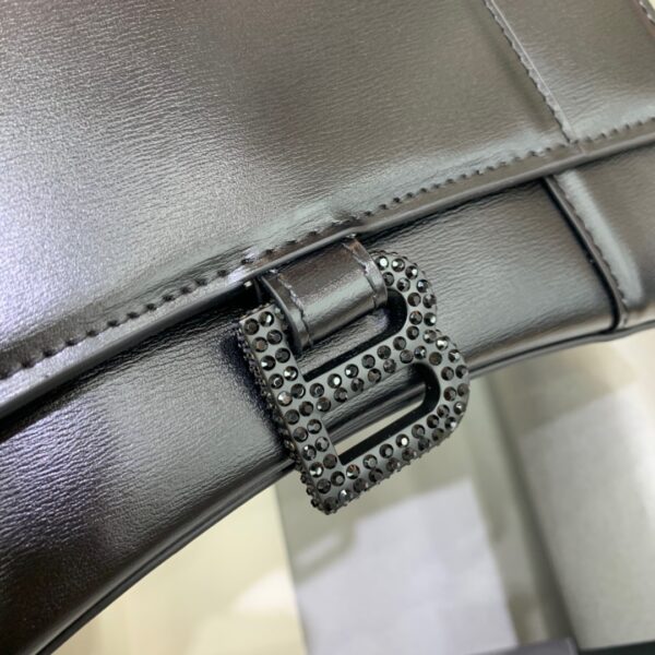 Balenciaga Hourglass Small Handbag In Black, For Women, Women's Bags 9in/23cm