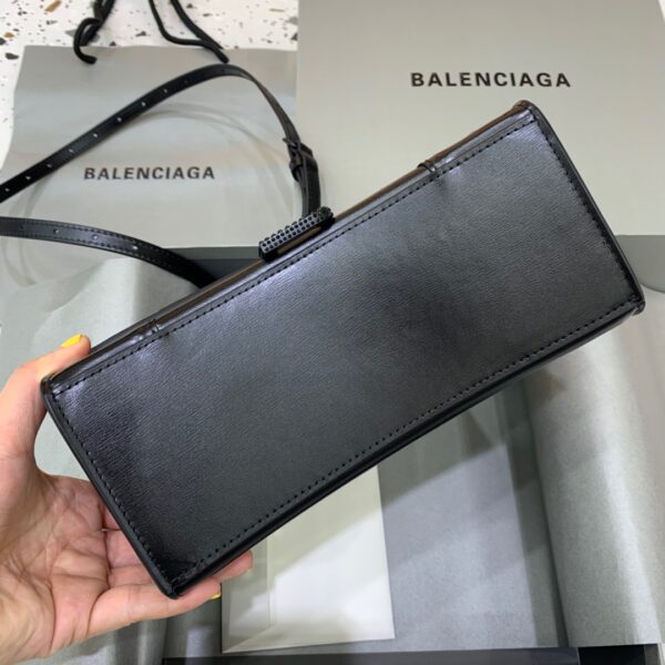 Balenciaga Hourglass Small Handbag In Black, For Women, Women's Bags 9in/23cm