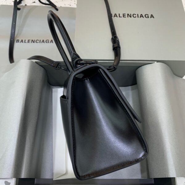 Balenciaga Hourglass Small Handbag In Black, For Women, Women's Bags 9in/23cm