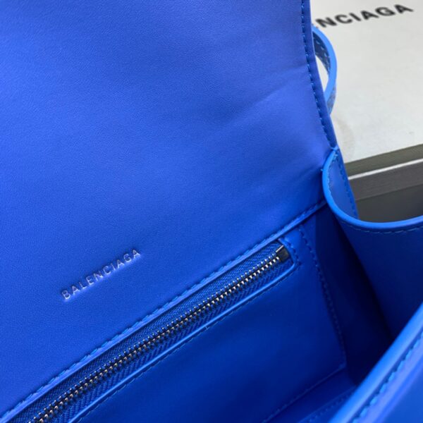 Balenciaga Hourglass Small Handbag In Dark Blue, For Women, Women's Bags 9in/23cm