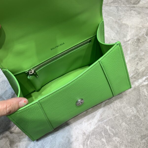 Balenciaga Hourglass Small Handbag In Green, For Women, Women's Bags 9in/23cm