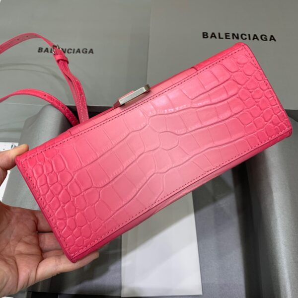Balenciaga Hourglass Small Handbag In Pink, For Women, Women's Bags 9in/23cm 5935462107U5812