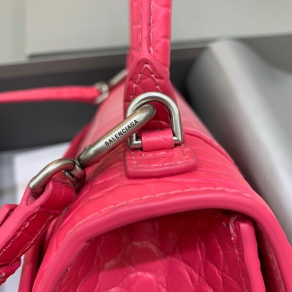 Balenciaga Hourglass Small Handbag In Pink, For Women, Women's Bags 9in/23cm 5935462107U5812