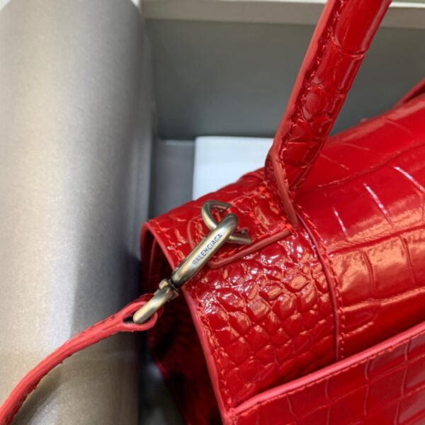 Balenciaga Hourglass Small Handbag In Red, For Women, Women's Bags 9in/23cm