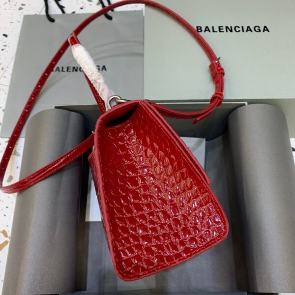 Balenciaga Hourglass Small Handbag In Red, For Women, Women's Bags 9in/23cm