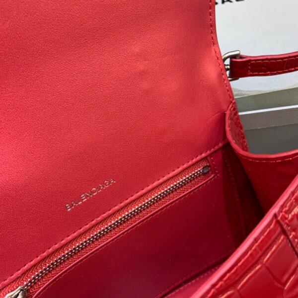 Balenciaga Hourglass Small Handbag In Red, For Women, Women's Bags 9in/23cm