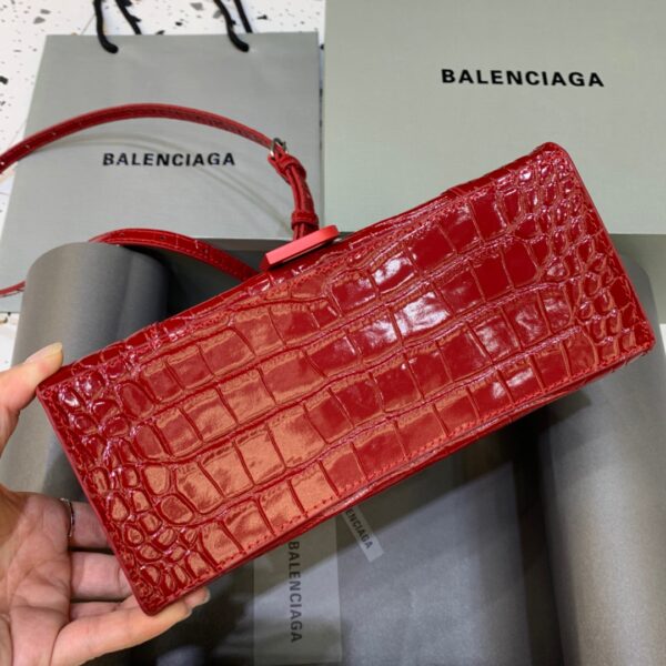 Balenciaga Hourglass Small Handbag In Red, For Women, Women's Bags 9in/23cm