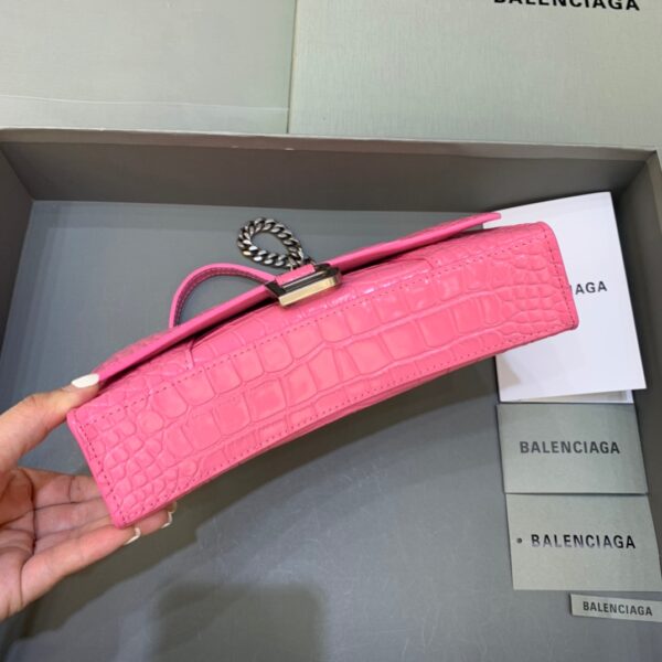 Balenciaga Hourglass Wallet On Chain in Pink, For Women, Women's Bags 9in/23cm