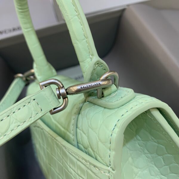 Balenciaga Hourglass XS Handbag In Light Green, For Women, Women's Bags 7.4in/19cm