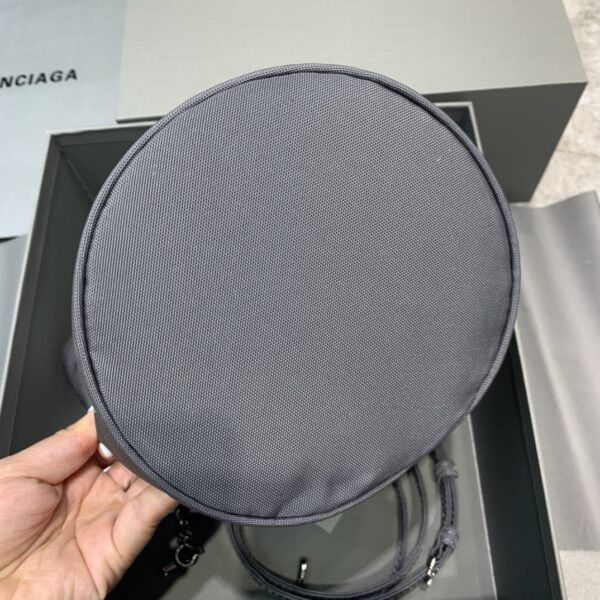 Balenciaga Le Cagole Medium Bucket Bag In Gray, For Women, Women's Bags 7in/18cm