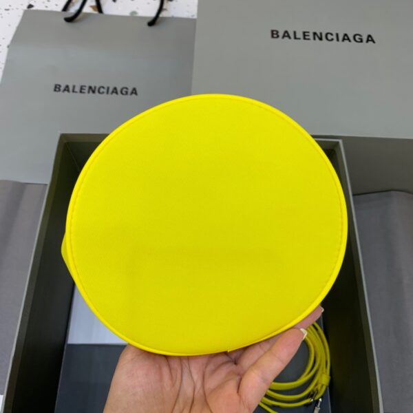 Balenciaga Le Cagole Medium Bucket Bag In Yellow, For Women, Women's Bags 7in/18cm