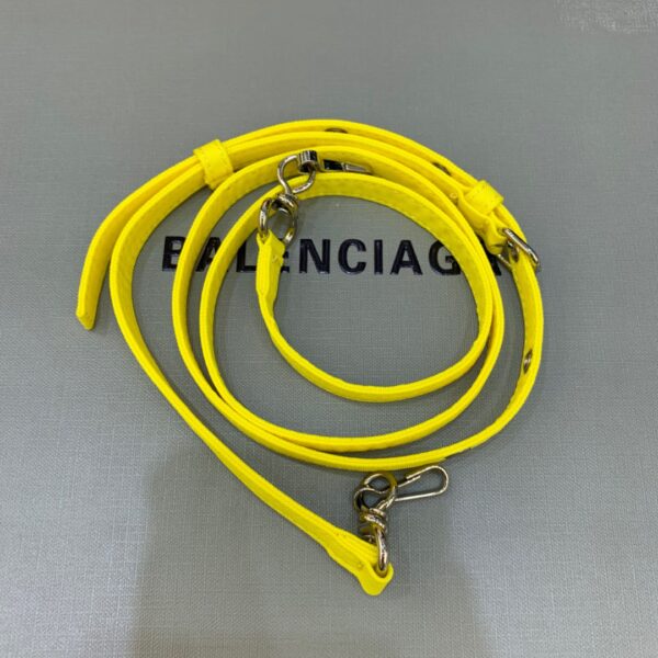 Balenciaga Le Cagole Medium Bucket Bag In Yellow, For Women, Women's Bags 7in/18cm