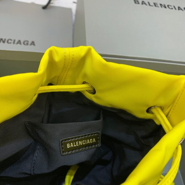 Balenciaga Le Cagole Medium Bucket Bag In Yellow, For Women, Women's Bags 7in/18cm