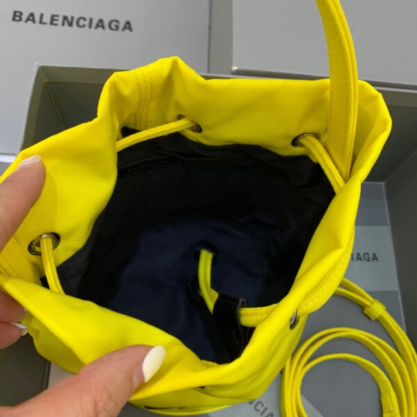 Balenciaga Le Cagole Medium Bucket Bag In Yellow, For Women, Women's Bags 7in/18cm