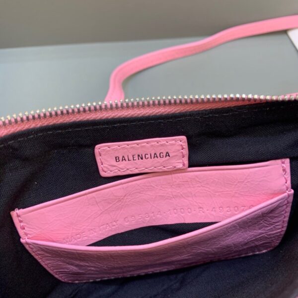 Balenciaga Le Cagole Mini Bag With Chain Light Pink, For Women, Women's Bags 8.2in/21cm