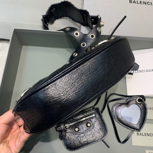 Balenciaga Le Cagole XS Shoulder Bag In Black, For Women, Women's Bags 10.2in/26cm 671309210BK1000