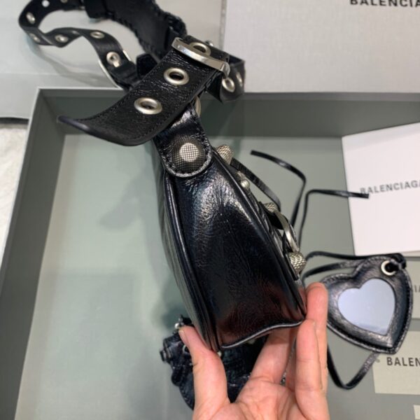 Balenciaga Le Cagole XS Shoulder Bag In Black, For Women, Women's Bags 10.2in/26cm 671309210BK1000