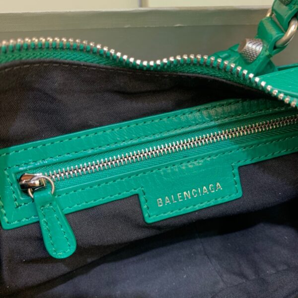 Balenciaga Le Cagole XS Shoulder Bag In Dark Green, For Women, Women's Bags 13in/33cm