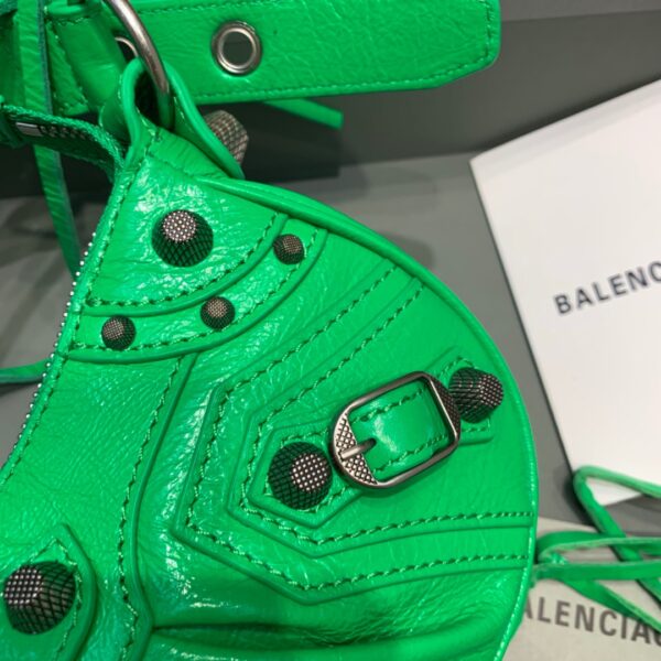 Balenciaga Le Cagole XS Shoulder Bag In Green, For Women, Women's Bags 10.2in/26cm 6713091VG9Y3809
