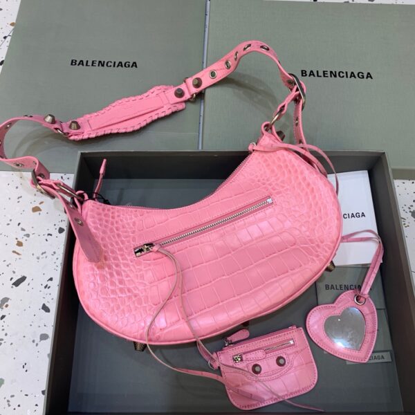 Balenciaga Le Cagole XS Shoulder Bag In Pink, For Women, Women's Bags 13in/33cm 67130723EBY5812