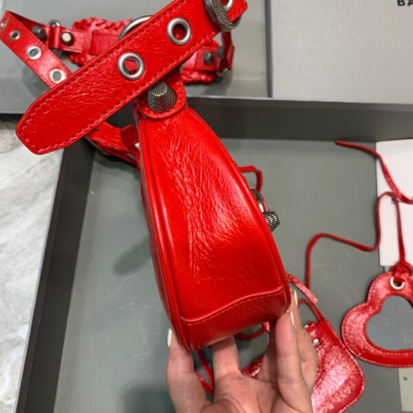 Balenciaga Le Cagole XS Shoulder Bag In Red, For Women, Women's Bags 10.2in/26cm 6713091VG9Y6406