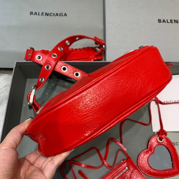 Balenciaga Le Cagole XS Shoulder Bag In Red, For Women, Women's Bags 10.2in/26cm 6713091VG9Y6406