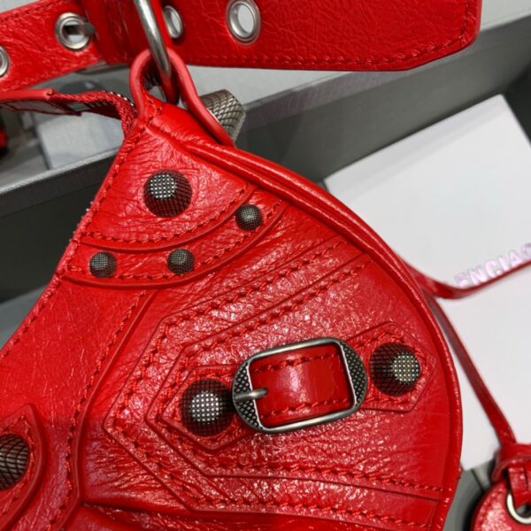 Balenciaga Le Cagole XS Shoulder Bag In Red, For Women, Women's Bags 10.2in/26cm 6713091VG9Y6406