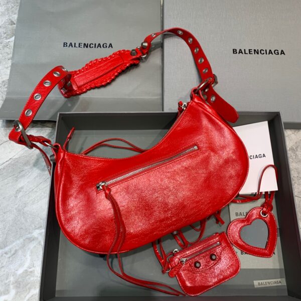 Balenciaga Le Cagole XS Shoulder Bag In Red, For Women, Women's Bags 13in/33cm