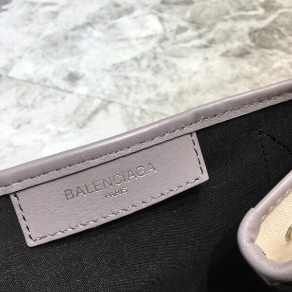 Balenciaga Navy Small Cabas Tote Bag In Gray, For Women, Women's Bags 18.5in/47cm