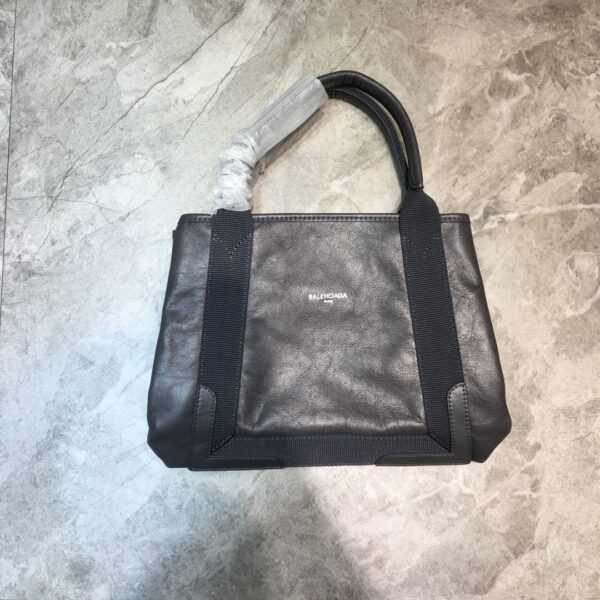 Balenciaga Navy Small Cabas Tote Bag In Gray, For Women, Women's Bags 18.5in/47cm