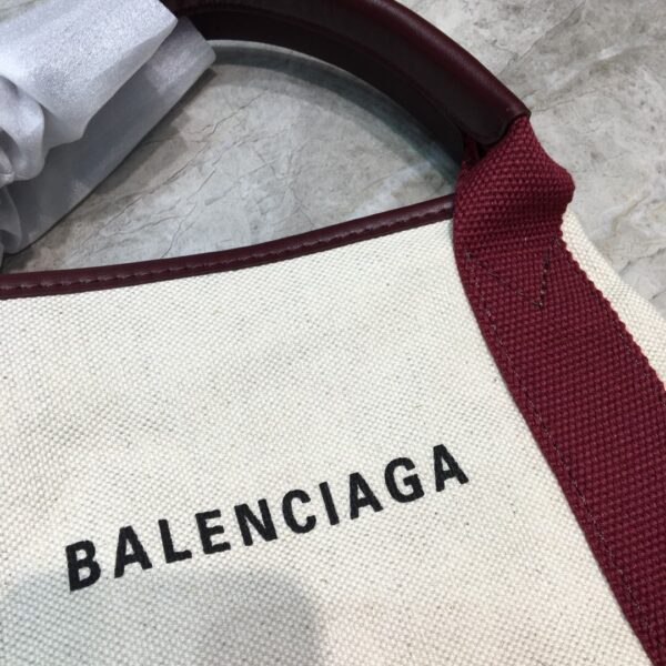 Balenciaga Navy XS Tote Bag In Dark Red, For Women, Women's Bags 12.6in/32cm