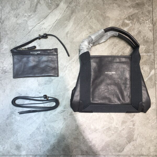 Balenciaga Navy XS Tote Bag In Gray, For Women, Women's Bags 12.6in/32cm