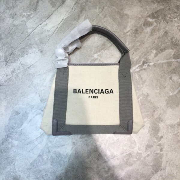 Balenciaga Navy XS Tote Bag In Gray, For Women, Women's Bags 12.6in/32cm