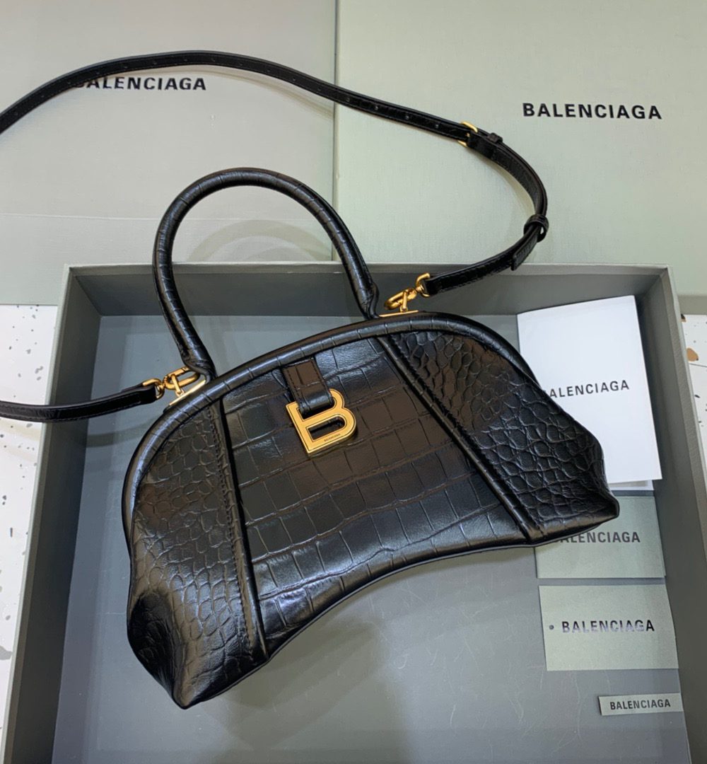 Balenciaga Small Editor  Bag In Black, For Women, Women's Bags 13in/33cm