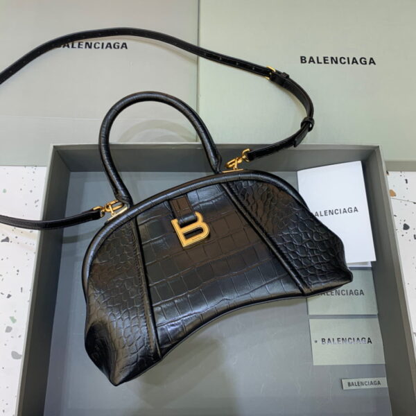 Balenciaga Small Editor  Bag In Black, For Women, Women's Bags 13in/33cm